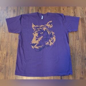 Abita Beer Brewing LSU Tiger Purple Gold T-Shirt 2XL XXL